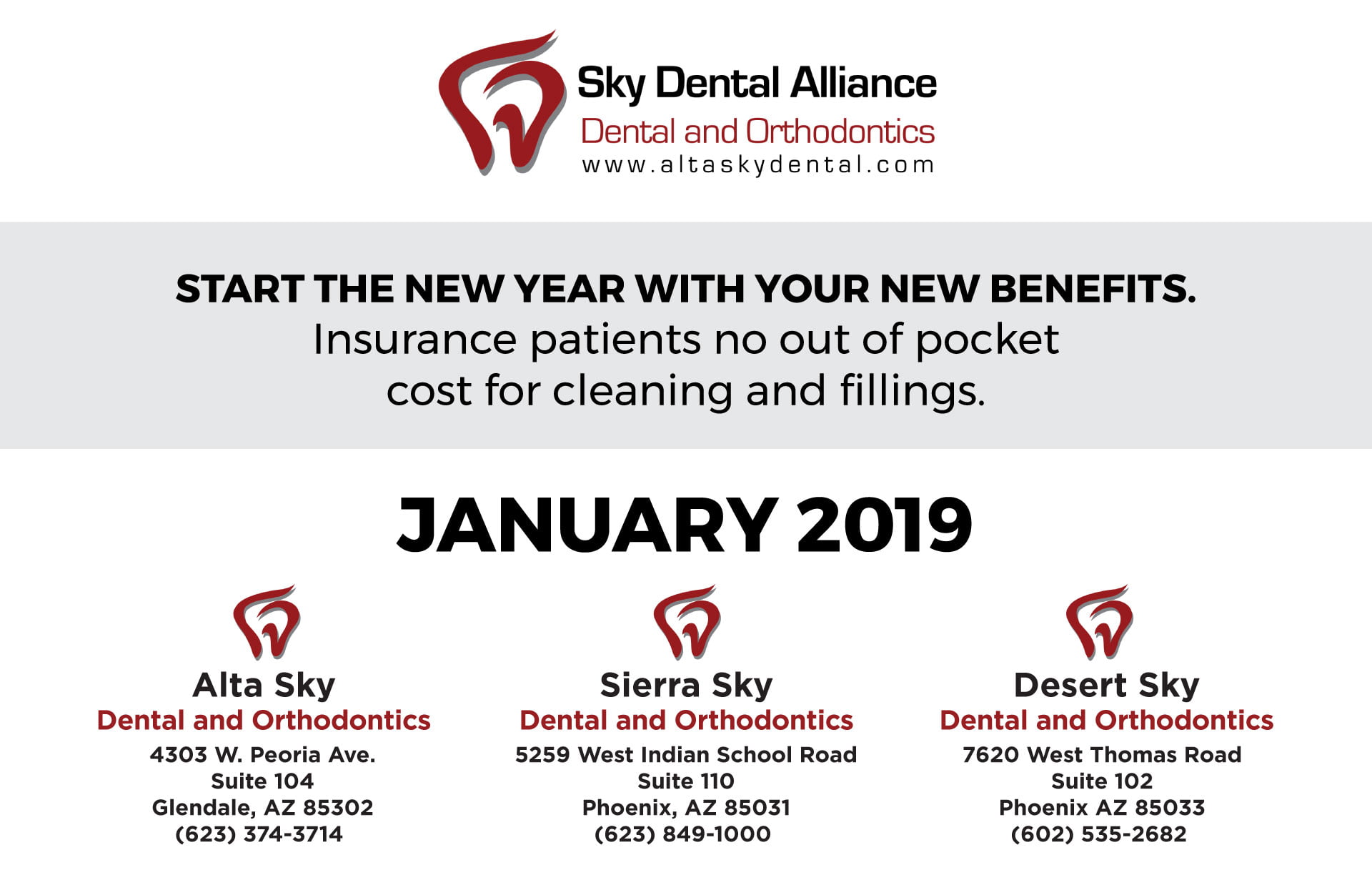 Coupon jan promo Sky Dental Alliance