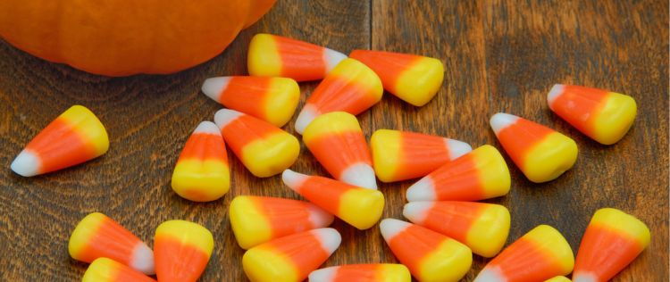 halloween candy corn causes cavities in children's teeth